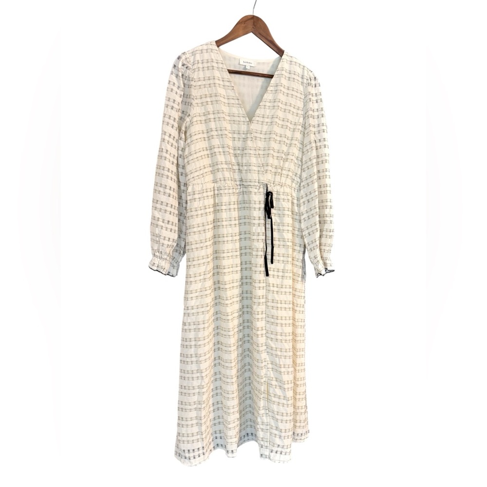 Bohme Cream and Black Patterned Maxi Dress